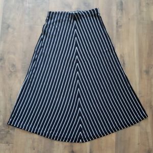 Mango Midi Striped Skirt